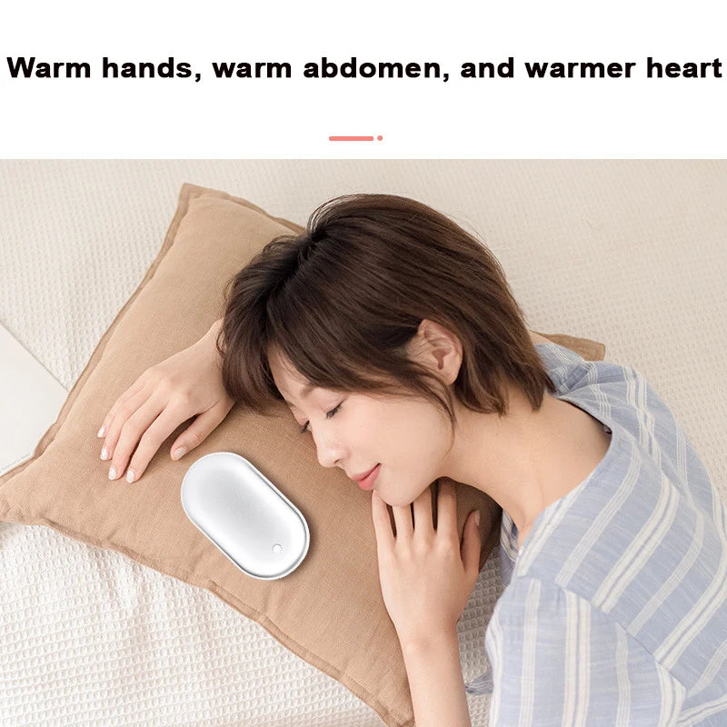 Electric Hand Warmer Ultra-Thin Double-Sided with 3 Heat Levels