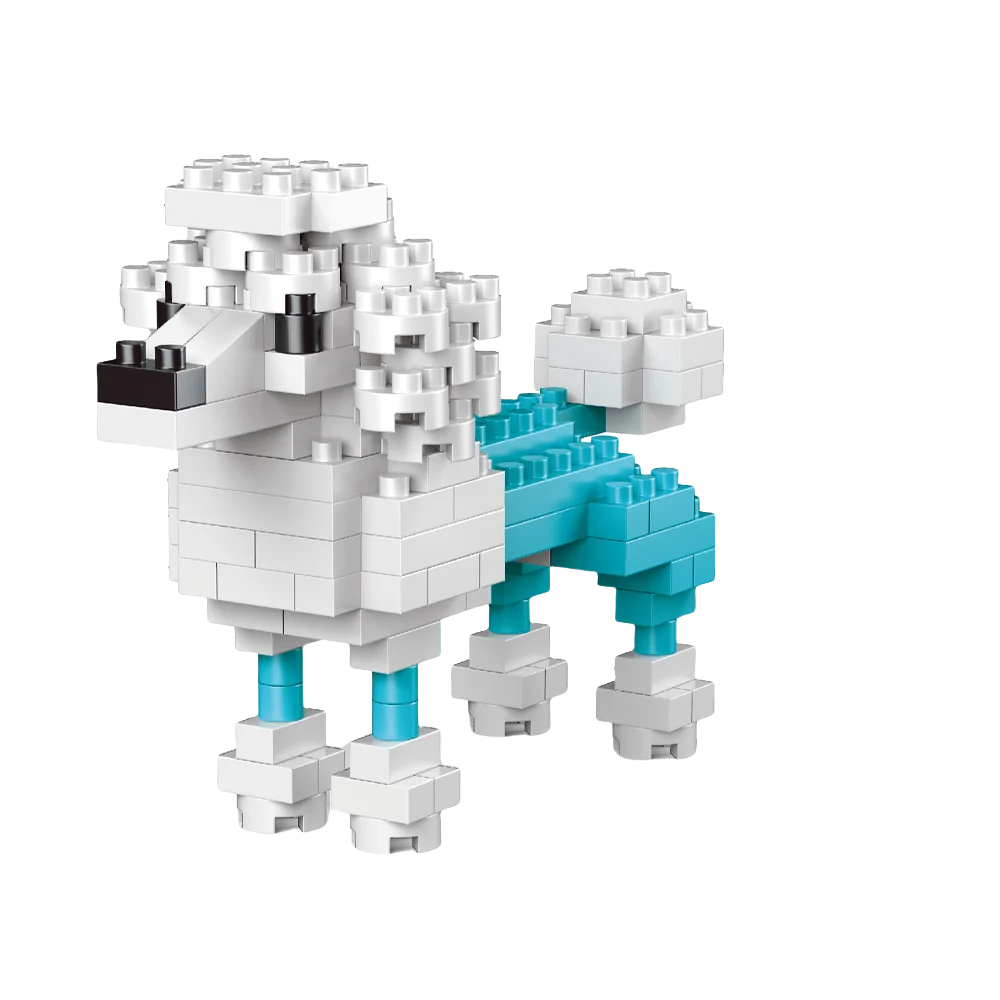 Mini Dog & Cat Building Blocks Toy – Lifelike Micro Brick Animal Figures