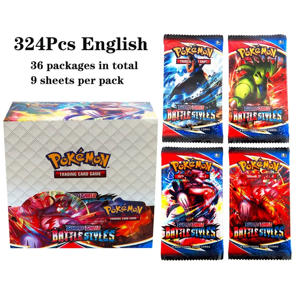 324PCS Pokémon Fusion Strike Booster Box 36 Packs