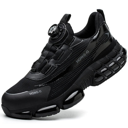 Men's Safety Work Shoes Breathable Steel Toe Sneakers