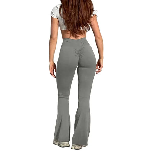 Butt Lifting Scrunch Flare Leggings – Women's High Waist Yoga Pants