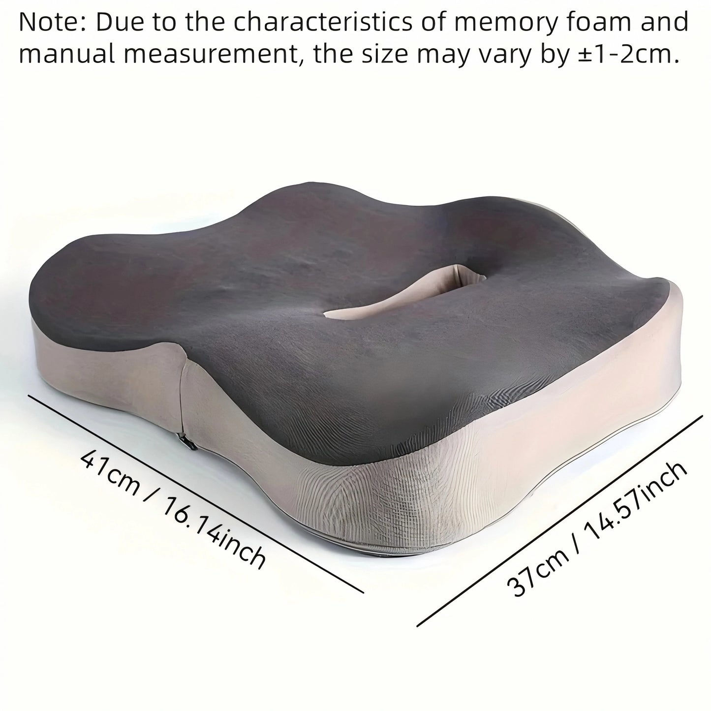 Memory Foam Seat Cushion – 3D Ergonomic Support for Office & Home