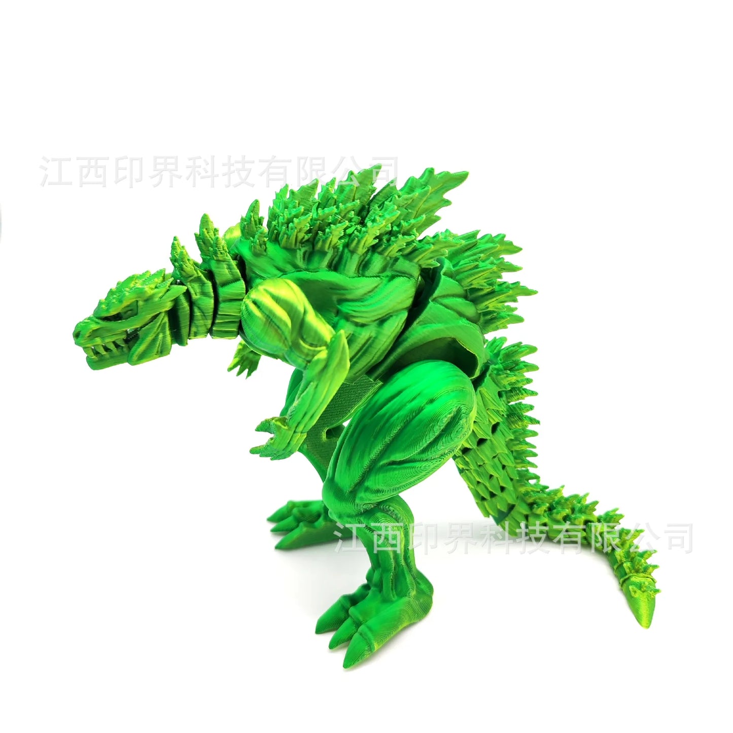 3D Printed Godzilla Action Figure – 18cm Articulated Monster Toy