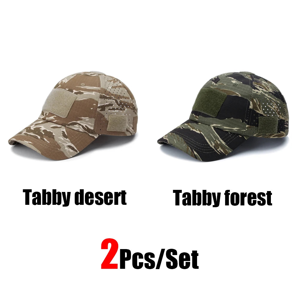Tactical Baseball Cap with Velcro Patch – Breathable Adjustable Hat
