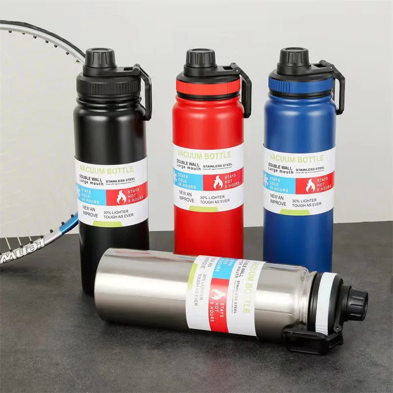 Stainless Steel Vacuum Thermos Bottle – Keeps Cold 24H, Hot 8H
