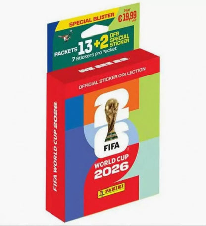 Panini FIFA World Cup 2026 Sticker Packs Official Collectibles
