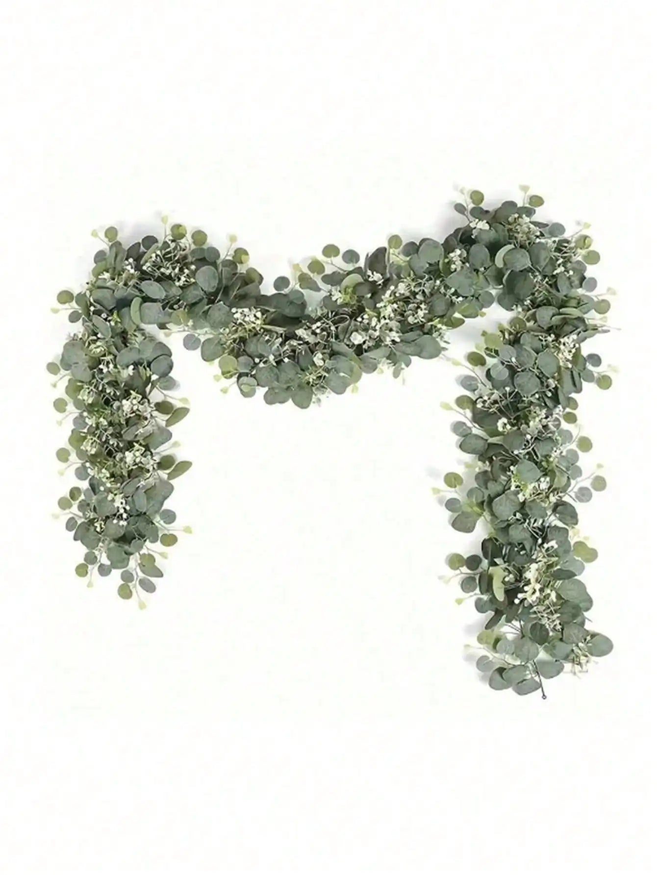 Artificial Eucalyptus Garland – Faux Greenery for Wedding & Home Decor