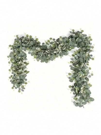 Artificial Eucalyptus Garland – Faux Greenery for Wedding & Home Decor