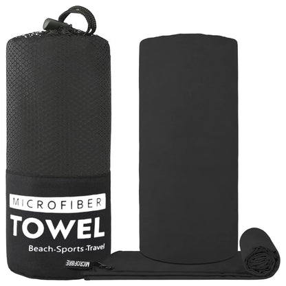 Microfiber Sports Towel – Quick Dry, Super Absorbent for Gym, Beach & Travel