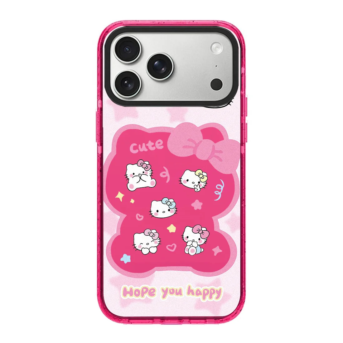 Fashion Popular Sanrio Cute Leopard Print Hello Kitty Pattern iPhone Case