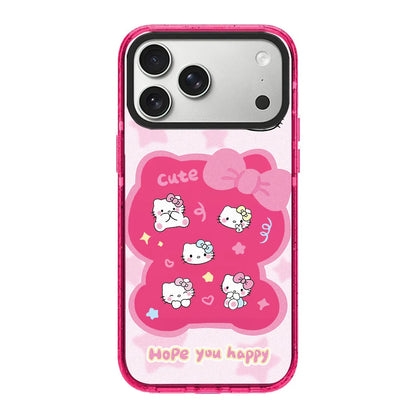 Fashion Popular Sanrio Cute Leopard Print Hello Kitty Pattern iPhone Case