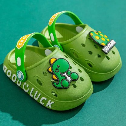 Kids Cartoon Dinosaur Clog Sandals – Baby & Toddler Beach Shoes