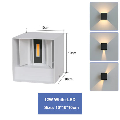 LED Outdoor Wall Light – Waterproof Aluminum Up Down Sconce