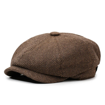 Newsboy Cap – Unisex Retro Cotton Beret for Travel & Casual Wear
