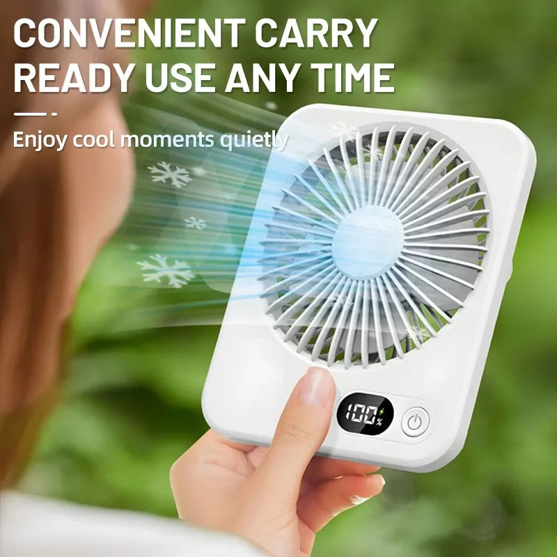 Mini Portable Folding USB Rechargeable Desk Fan