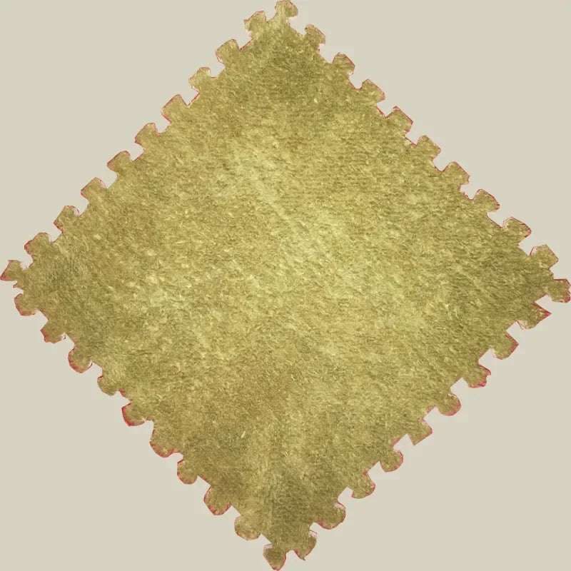 Plush Puzzle Floor Mat – 10pcs Interlocking Foam Tiles 30x30cm