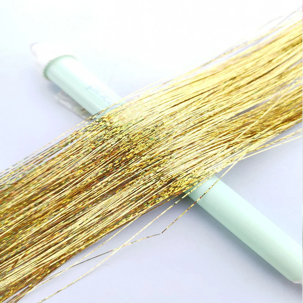 Sparkle Hair Tinsel Strands – Glitter Extensions 36" & 48"