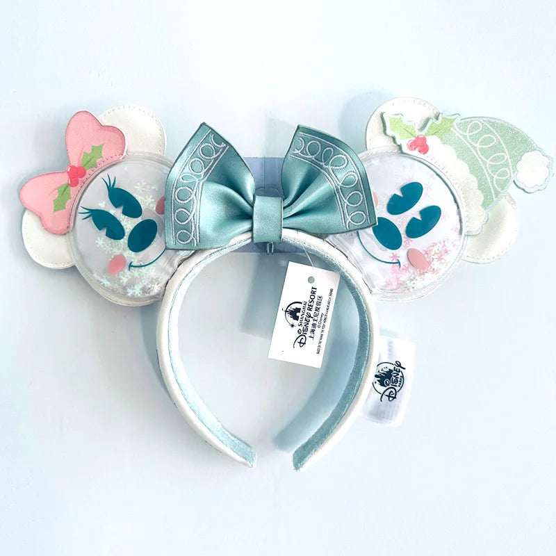 Disney Minnie Mouse Ears Headband – Plush Bow for Adults & Kids