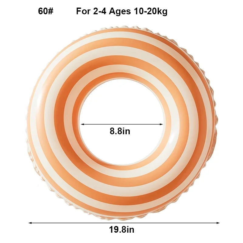 Inflatable Swimming Ring Pool Float Tube for Kids & Adults