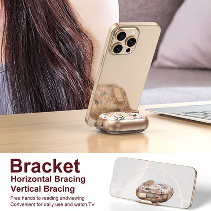 AirPods Pro Case Leopard Print with Metal Ring – Fits Pro / Pro 2 / Pro 3 / AirPods 4