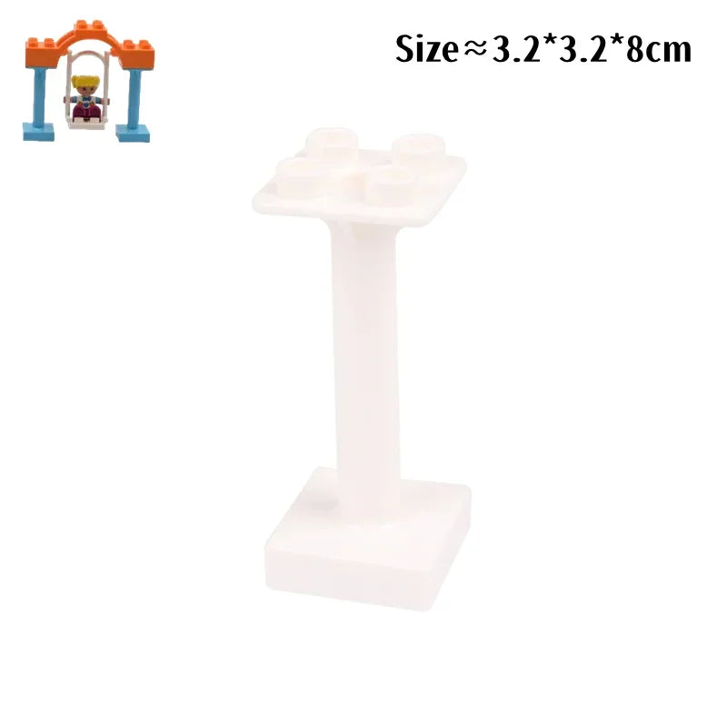 Large Building Blocks Playground Parts – Duplo Compatible Accessories