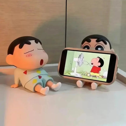 Crayon Shin Chan Anime Figure Desktop Phone Holder