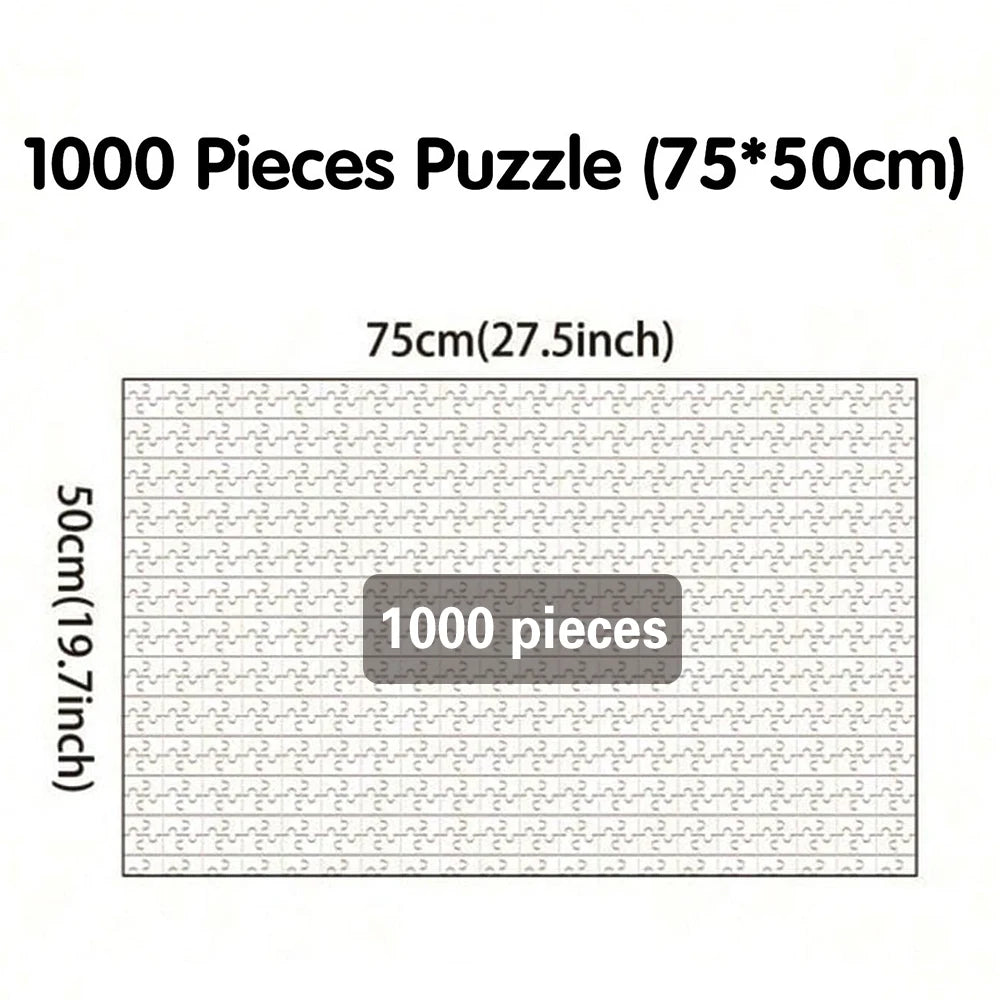 Custom Photo Puzzle – Personalized Cardboard Jigsaw, 35 to 1000 Pieces