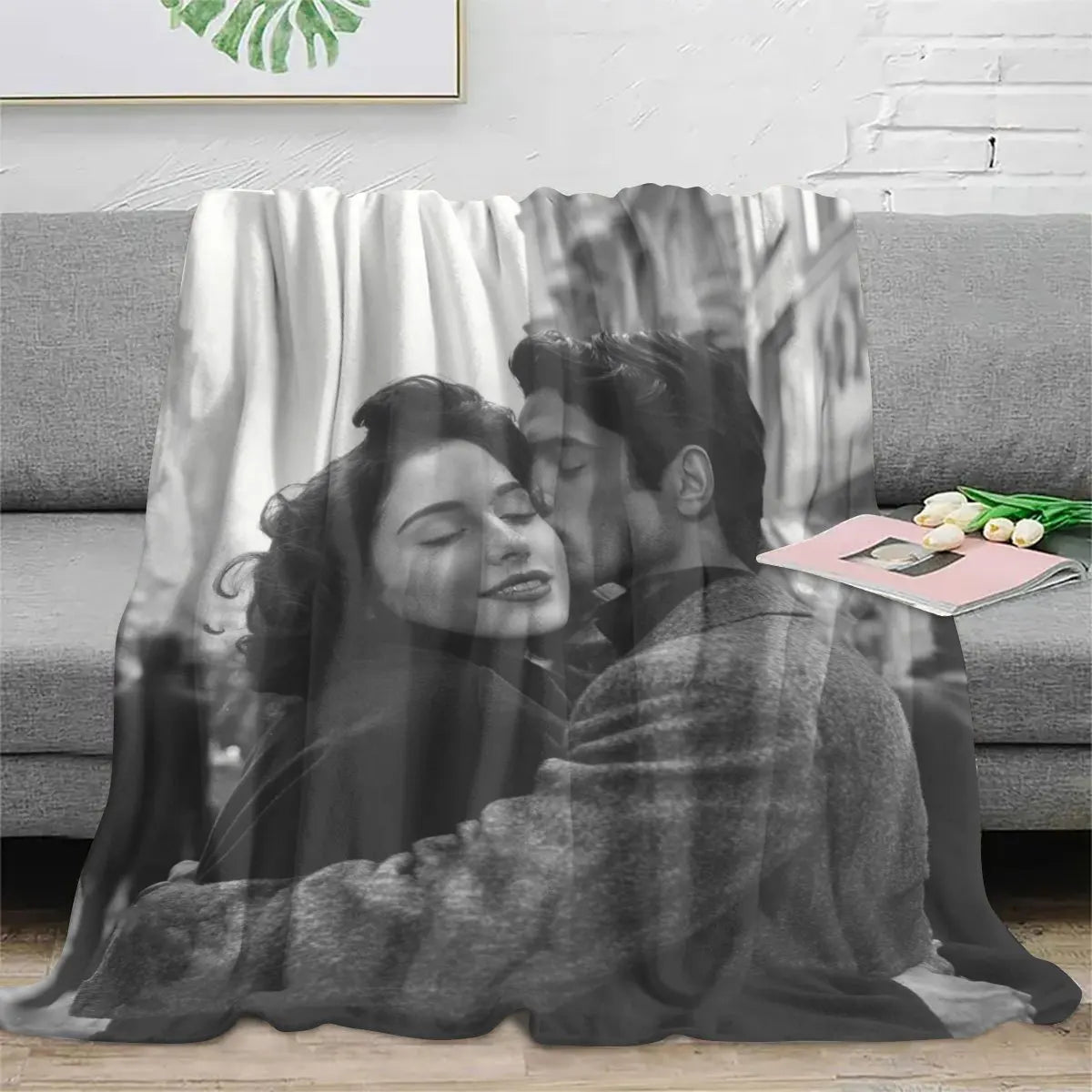 Custom Photo Blanket – Personalized Flannel Throw