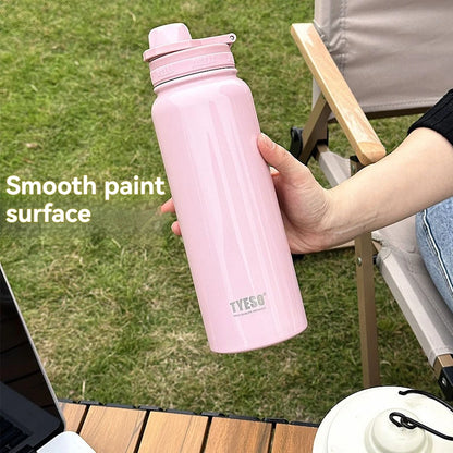 TYESO Insulated Water Bottle – Stainless Steel Vacuum Flask for Sports & Travel