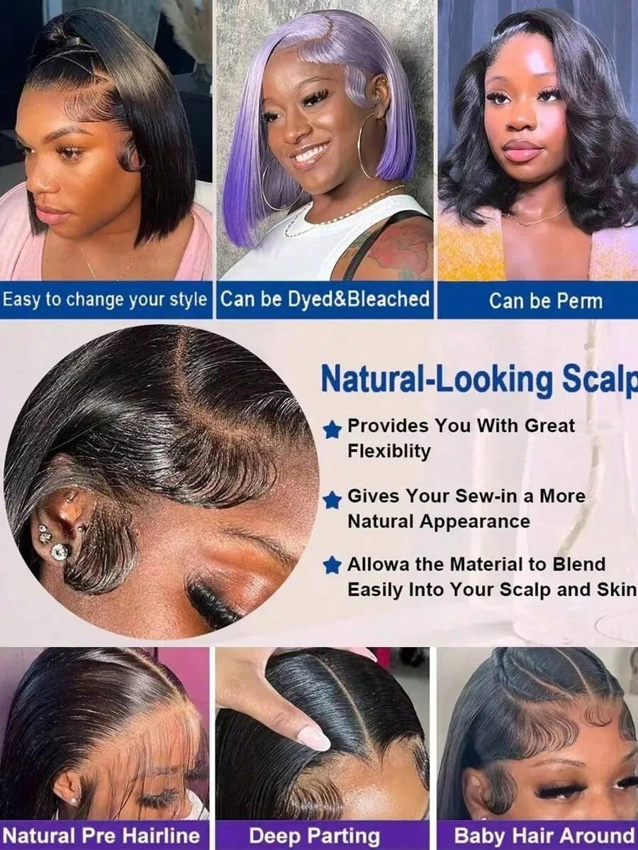 HD Lace Front Wig Body Wave Human Hair – 13x4, 13x6, 5x5 Glueless