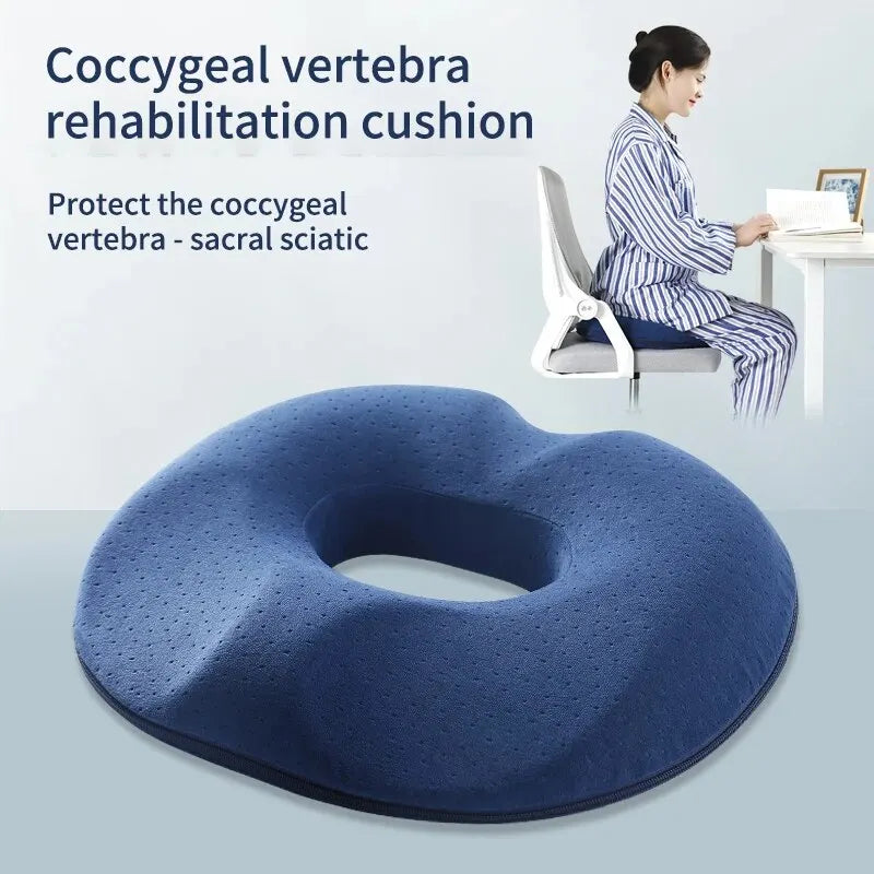 Donut Seat Cushion – Memory Foam Coccyx & Tailbone Relief Pad