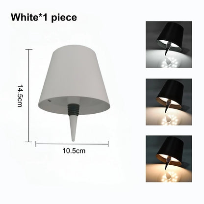 Wireless LED Table Lamp – Rechargeable Touch Dimmer for Bar, Cafe & Home