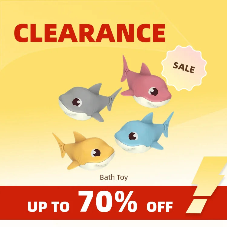 Wind-Up Shark Baby Bath Toy – Cartoon Swimming Pool Toy