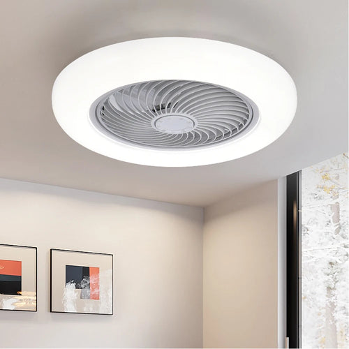 Smart Ceiling Fan with LED Light & Remote Control | 52cm