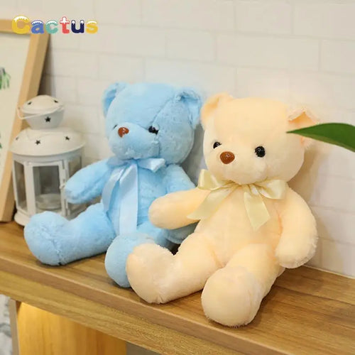 Stuffed Teddy Bear Plush Toy 30cm – Soft Colorful Bear Doll
