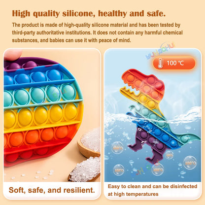 Pop It Fidget Toy – Bubble Sensory Stress Relief for Kids & Adults