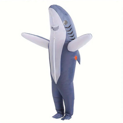 Inflatable Shark Costume for Adults & Kids – Funny Halloween Suit
