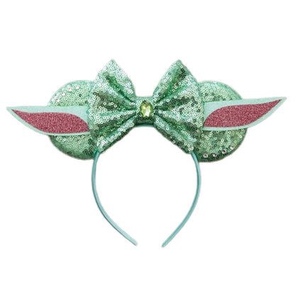 Disney Mouse Ear Headband Sequin Bow for Girls Adults Halloween Party