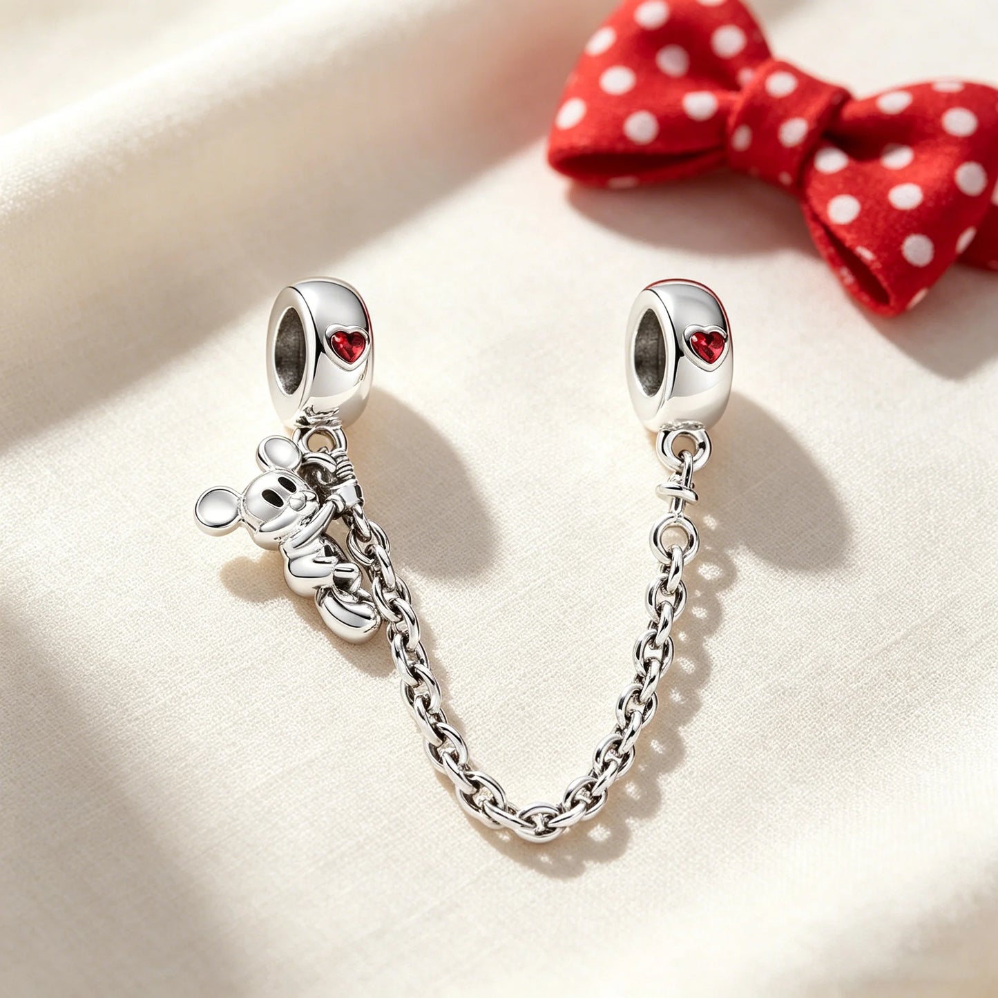 Disney Character Charm Bead – Fits Snake Chain Bracelet & Necklace