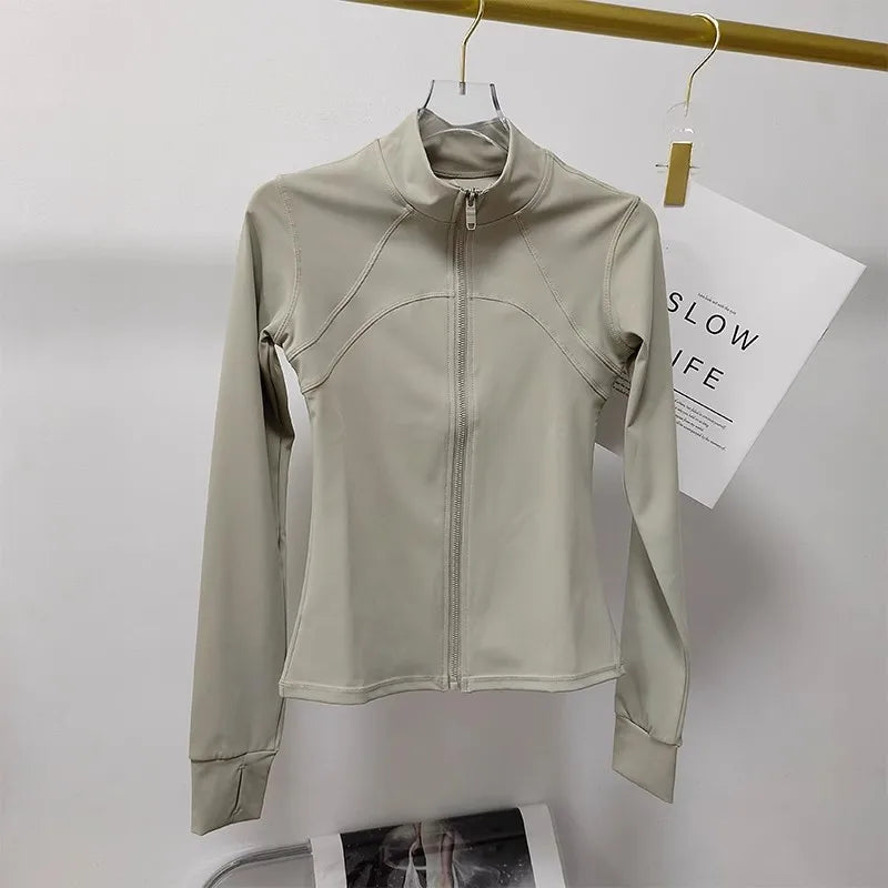 Women's Sports Jacket Quick-Dry Running Gym Workout Coat