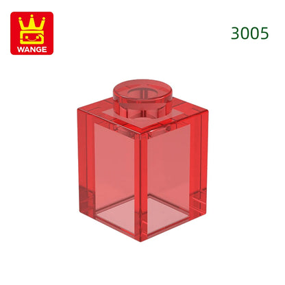 Wange 3005 1x1 Basic Brick MOC Parts – 232pcs Bulk Pack