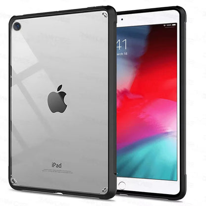 Clear Silicone iPad Case with Protective Bumper – Multi-Model Compatible