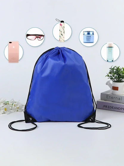 Drawstring Backpack Bag – Lightweight Nylon Gym Sack