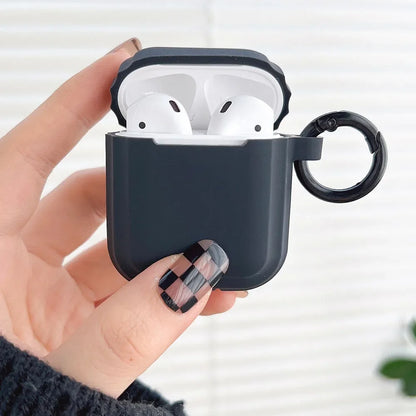Liquid Silicone AirPods Case with Carabiner Ring – Fits AirPods 1/2/3/Pro/Pro 2/Pro 3/4