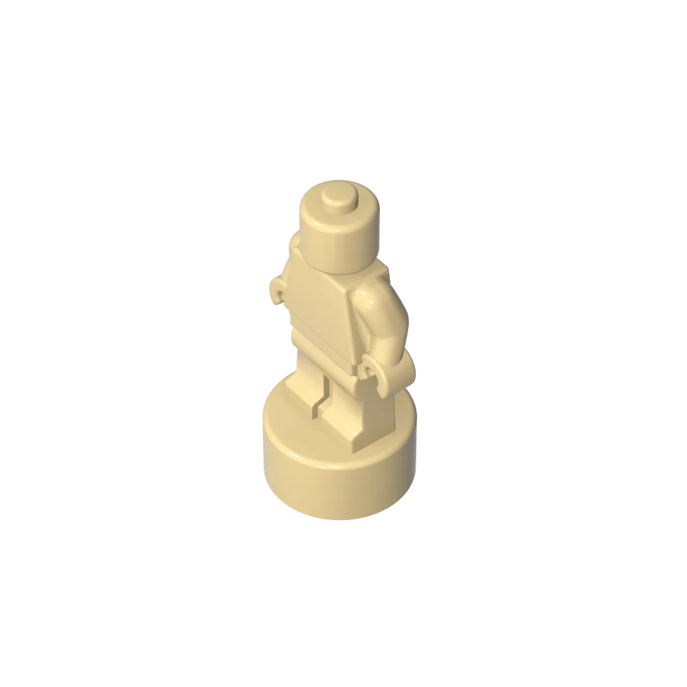 Minifig Trophy Statuette Building Block Part – Compatible Brick Piece