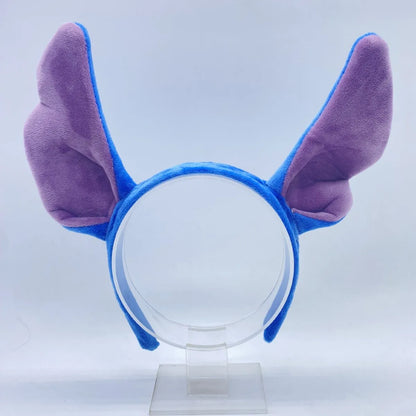 Stitch Ears Headband – Cosplay Plush Hair Band for Kids & Adults
