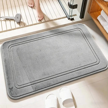 Soft Bathroom Rug – Quick Dry, Non-Slip Bath Mat