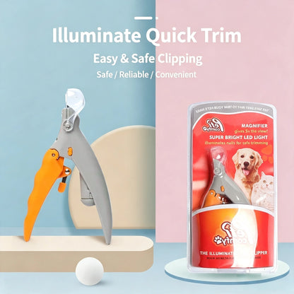 LED Pet Nail Clipper – Safe & Precise for Dogs & Cats