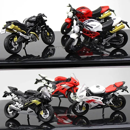 1:18 Ninja H2R Diecast Motorcycle Model with Working Suspension