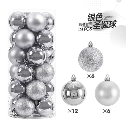 Christmas Ball Ornaments Set 24-36 Pcs – Tree Hanging Decorations